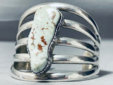 Dry Creek Turquoise Vintage Native American Navajo Sterling Silver Bracelet-Nativo Arts