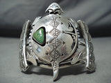 Unforgettable Navajo Royston Turquoise Sterling Silver Bracelet Native American-Nativo Arts