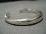 Important Vintage Native American Navajo Ray Tracey Sterling Silver Bracelet Cuff Old-Nativo Arts