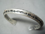 Sunny Reeves Vintage Navajo Sterling Silver Bracelet Native American Old-Nativo Arts