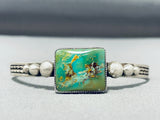 Superior Vintage Native American Navajo Royston Turquoise Sterling Silver Bracelet-Nativo Arts