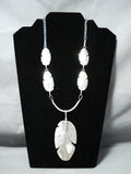 Expressive Navajo Sterling Silver Necklace Native American-Nativo Arts