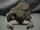 Museum Quality Vintage Native American Navajo Royston Turquoise Sterling Silver Bracelet Old-Nativo Arts