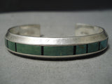 Superb Donny Clark Vintage Native American Navajo Turquoise Bracelet-Nativo Arts