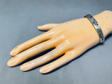 Wonderful Vintage Native American Hopi Sterling Silver Bracelet-Nativo Arts