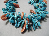 Exceptional Vintage Santo Domingo Turquoise Native American Necklace Old-Nativo Arts
