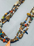 Unforgettable Vintage Native American Navajo Turquoise Sterling Silver Necklace-Nativo Arts