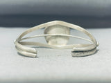 Exceptional Vintage Native American Navajo #8 Turquoise Mine Sterling Silver Bracelet-Nativo Arts