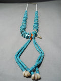 Opulent Vintage Native American Navajo Royston Turquoise Necklace & Jacla-Nativo Arts