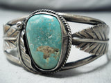 Marvelous Vintage Native American Navajo Royston Turquoise Sterling Silver Bracelet Old-Nativo Arts