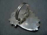 Marvelous Vintage Navajo Native American Sterling Silver Royston Turquoise Ring-Nativo Arts