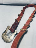 512 Gram Heavy Vintage Native American Navajo Sterling Silver Concho Belt Old-Nativo Arts