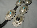 Quality Vintage Native American Navajo Hand Wrought Sterling Silver Concho Belt- Heavy!-Nativo Arts