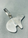 Captivating Vintage Native American Navajo Sterling Silver Bear Pendant-Nativo Arts