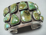 One Of The Best Ever Vintage Native American Navajo Damale Turquoise Sterling Silver Bracelet-Nativo Arts