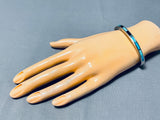 Important Ray Tracey Vintage Native American Navajo Turquoise Sterling Silver Bracelet-Nativo Arts
