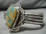 Quality Vintage Native American Navajo Royston Turquoise Sterling Silver Bracelet Cuff-Nativo Arts