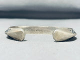 Precision Artist Vintage Native American Navajo Gary Reeves (d) Sterling Silver Bracelet-Nativo Arts