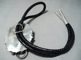 Massive Native American Turquoise Lizard Sterling Silver Bolo Tie-Nativo Arts