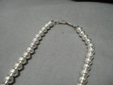 Rare Native American Zuni Native Turquoise Disney Sterling Silver Squash Blossom Necklace-Nativo Arts