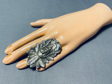 Impressive San Felipe Sterling Silver Ring-Nativo Arts