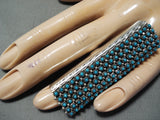 One Of The Tallest Native American Zuni Turquoise Sterling Silver Ring-Nativo Arts