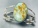 Huge Vintage Native American Navajo Royston Turquoise Sterling Silver Bracelet-Nativo Arts