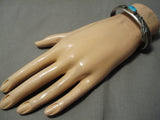 Exceptional Vintage Navajo Rita King Sterling Silver Native American Bracelet-Nativo Arts