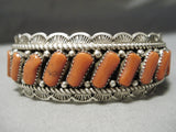 Big Chunky Dunky Vintage Native American Navajo Sterling Silver Bracelet Cuff-Nativo Arts