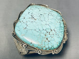 Best Vintage Native American Navajo Ben Begaye Spiderweb Turquoise Sterling Silver Bracelet-Nativo Arts