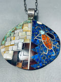 Native American One Of The Best Ever Vintage Santo Domingo Turquoise Sterling Silver Necklace-Nativo Arts