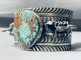Scorpion Protection 115 Grams Hevay Native American Navajo Turquoise Sterling Silver Bracelet-Nativo Arts