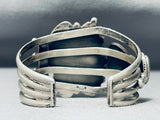 Native American Important Vintage Santo Domingo Green Turquoise Sterling Silver Bracelet-Nativo Arts