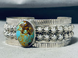 Exceptional Vintage Native American Navajo Royston Turquoise Sterling Silver Bracelet-Nativo Arts