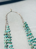 Native American 100 Gram Vintage Santo Domingo Royston Turquoise Heishi Necklace-Nativo Arts