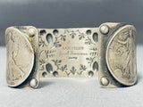 Excellent San Felipe Sterling Silver Coin Bracelet-Nativo Arts