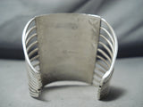 One Of The Tallest Zuni Turquoise Native American Sterling Silver Bracelet-Nativo Arts