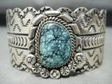Important Bob Yellowhorse Vintage Native American Navajo Sterling Silver Bracelet-Nativo Arts