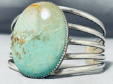 Outstanding Vintage Native American Navajo Royston Turquoise Sterling Silver Bracelet Signed-Nativo Arts