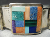 Important Vintage Native American Navajo Yellowhorse Turquoise Sterling Silver Bracelet-Nativo Arts