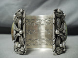 200 Gram Monster Native American Green Turquoise Sterling Silver Bracelet-Nativo Arts