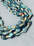 Astounding Native American Navajo Turquoise Necklace-Nativo Arts