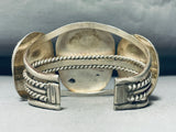 The Best Mens Vintage Native American Navajo Gaspeite Sterling Silver Bracelet Cuff-Nativo Arts