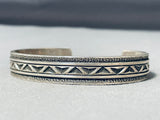 Important Award Winner Vintage Native American Navajo Sterling Silver Bracelet-Nativo Arts