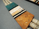 Gigantic Santo Domingo Turquoise Shell Native American Necklace-Nativo Arts