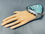 Native American One Of The Best Ever Vintage Santo Domingo Turquoise Sterling Silver Bracelet-Nativo Arts