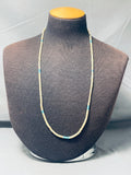 Wonderful Vintage Santo Domingo Shell Sterling Silver Necklace-Nativo Arts