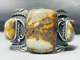 One Of The Best Ever Vintage Native American Navajo Royston Turquoise Sterling Silver Bracelet-Nativo Arts