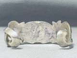 Godber Turquoise!!! Very Rare Vintage Native American Navajo Sterling Silver Bracelet-Nativo Arts