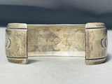 Authentic Thomas Singer Vintage Native American Navajo Sterling Silver Bracelet-Nativo Arts